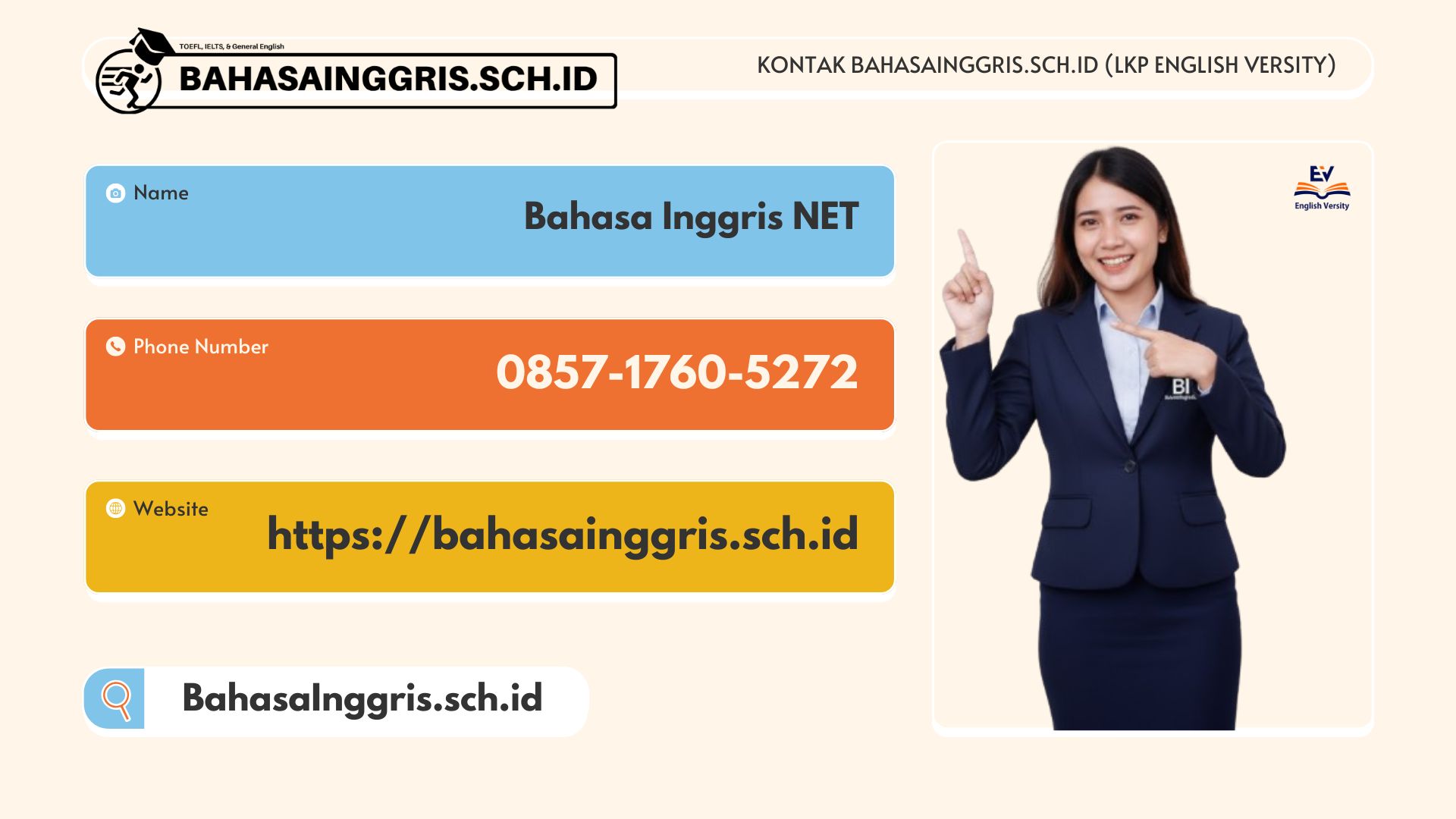 1. Kontak kontak bahasainggris sch id lkp english versity Kontak Bahasainggris Sch Id Lkp English Versity