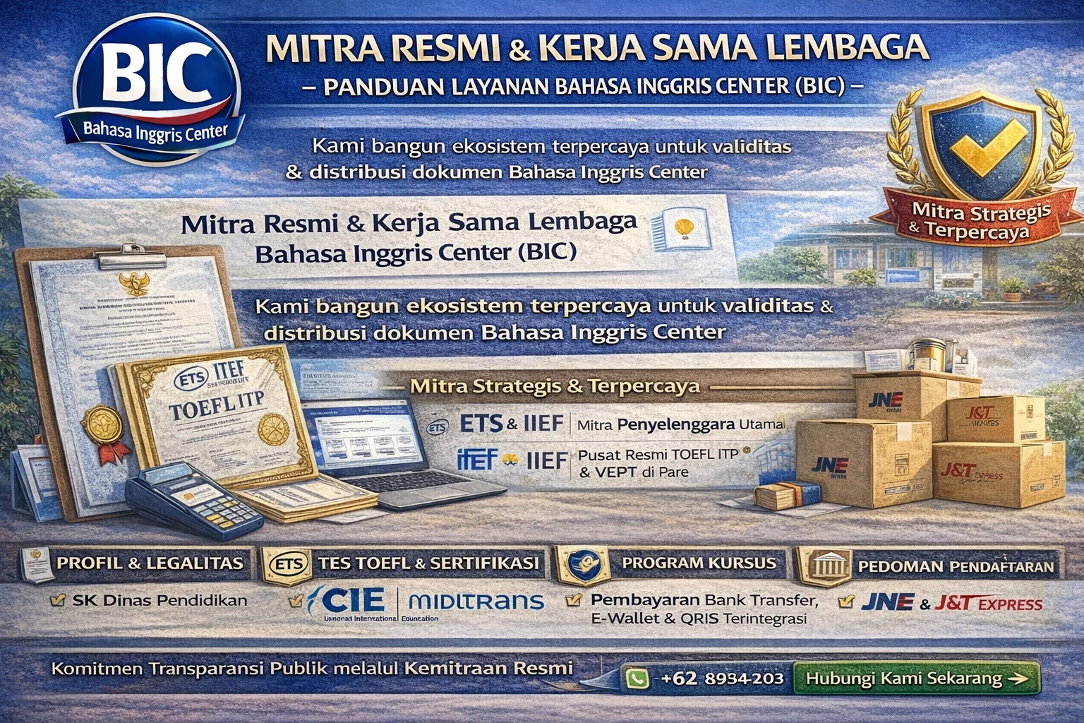 Mitra Resmi Bahasa Inggris Center