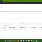 7 Detail History Bandwidth Latency Check