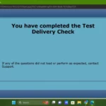 8 Konfirmasi Selesai Test Delivery Check