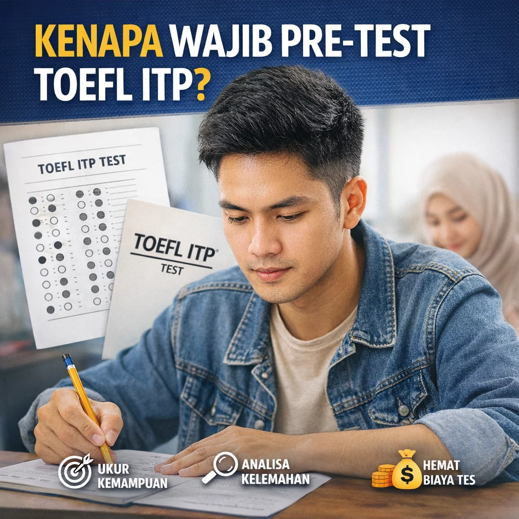 Kenapa Wajib Pre-test Sebelum Tes Resmi TOEFL ITP? Kenapa Wajib Pre-test Sebelum Tes Resmi TOEFL ITP? - Bahasa Inggris Center (BIC)