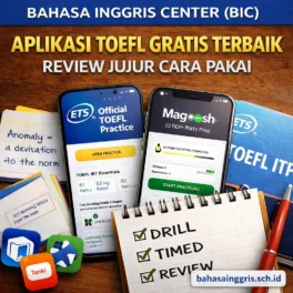 Aplikasi TOEFL Gratis Terbaik Review Jujur Cara Pakai - Bahasa Inggris Center (BIC)