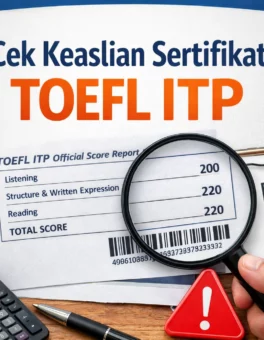 Cek Keaslian Sertifikat TOEFL ITP Anti Palsu - Bahasa Inggris Center (BIC)