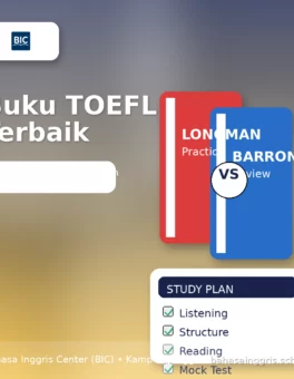 Buku TOEFL ITP Terbaik: Review Longman vs Barron - Bahasa Inggris Center (BIC)
