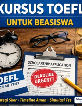 Kursus TOEFL untuk Beasiswa Kejar Skor Deadline - Bahasa Inggris Center (BIC)