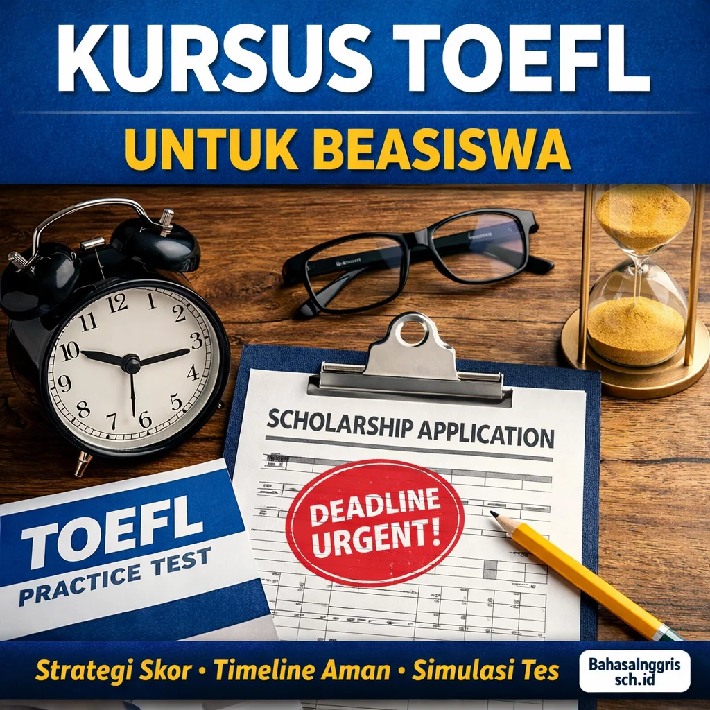 Kursus TOEFL untuk Beasiswa Kejar Skor Deadline Kursus TOEFL untuk Beasiswa Kejar Skor Deadline - Bahasa Inggris Center (BIC)