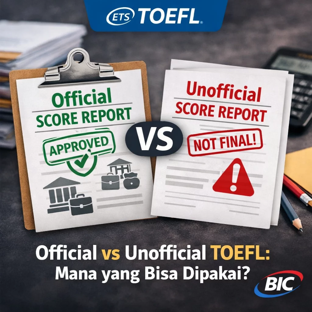 Official vs Unofficial TOEFL: Bedanya Apa? Official vs Unofficial TOEFL: Bedanya Apa? - Bahasa Inggris Center (BIC)