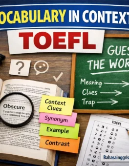 Vocabulary in Context TOEFL Trik Tanpa Kamus - Bahasa Inggris Center (BIC)