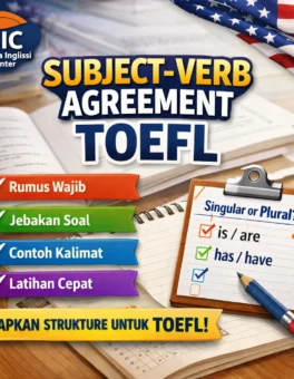 Subject Verb Agreement TOEFL Rumus Wajib Structure - Bahasa Inggris Center (BIC)
