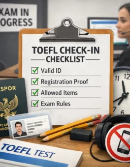 Prosedur Check-in Tes TOEFL: Checklist Anti Gagal - Bahasa Inggris Center (BIC)