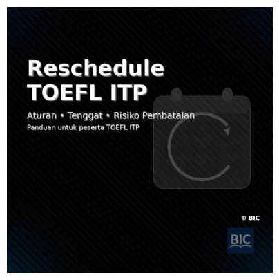 Reschedule TOEFL ITP: Syarat, Biaya, & Risiko | BIC Reschedule TOEFL ITP: Syarat, Biaya, & Risiko | BIC - Bahasa Inggris Center (BIC)
