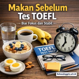 Makan Sebelum Tes TOEFL Biar Fokus dan Stabil - Bahasa Inggris Center (BIC)