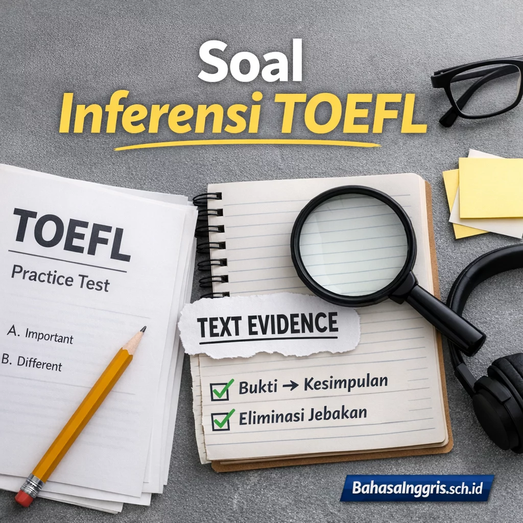 Soal Inferensi TOEFL Anti Salah Pakai Bukti Teks Soal Inferensi TOEFL Anti Salah Pakai Bukti Teks - Bahasa Inggris Center (BIC)