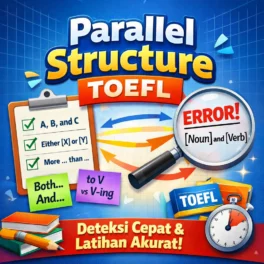 Parallel Structure TOEFL Deteksi Cepat & Latihan Akurat - Bahasa Inggris Center (BIC)