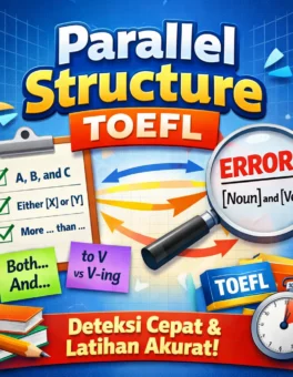 Parallel Structure TOEFL Deteksi Cepat & Latihan Akurat - Bahasa Inggris Center (BIC)