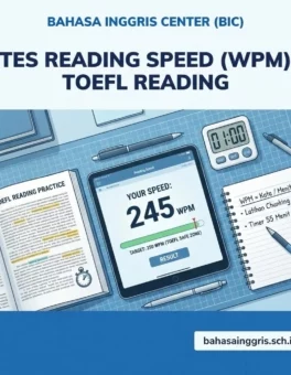 Tes Kecepatan Membaca (WPM) Bahasa Inggris Online - Bahasa Inggris Center (BIC)