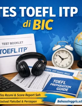 Tes TOEFL ITP di BIC Lebih Praktis dan Terarah - Bahasa Inggris Center (BIC)