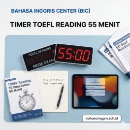 Timer Online Simulasi TOEFL Reading 55 Menit - Bahasa Inggris Center (BIC)
