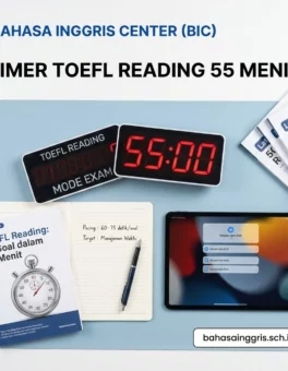 Timer Online Simulasi TOEFL Reading 55 Menit - Bahasa Inggris Center (BIC)