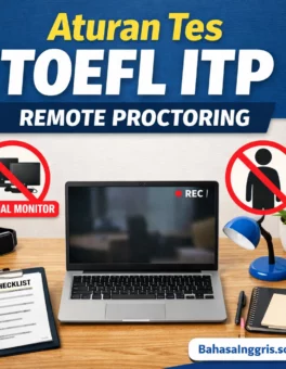 Aturan Tes TOEFL ITP Remote Proctoring Anti Diskualifikasi - Bahasa Inggris Center (BIC)