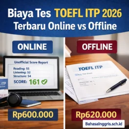 Biaya Tes TOEFL ITP 2026 Terbaru Online vs Offline - Bahasa Inggris Center (BIC)