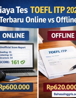Biaya Tes TOEFL ITP 2026 Terbaru Online vs Offline - Bahasa Inggris Center (BIC)