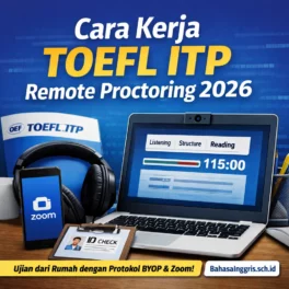 Panduan Lengkap Terbongkar! Cara Kerja TOEFL ITP Remote Proctoring 2026 - Bahasa Inggris Center (BIC)