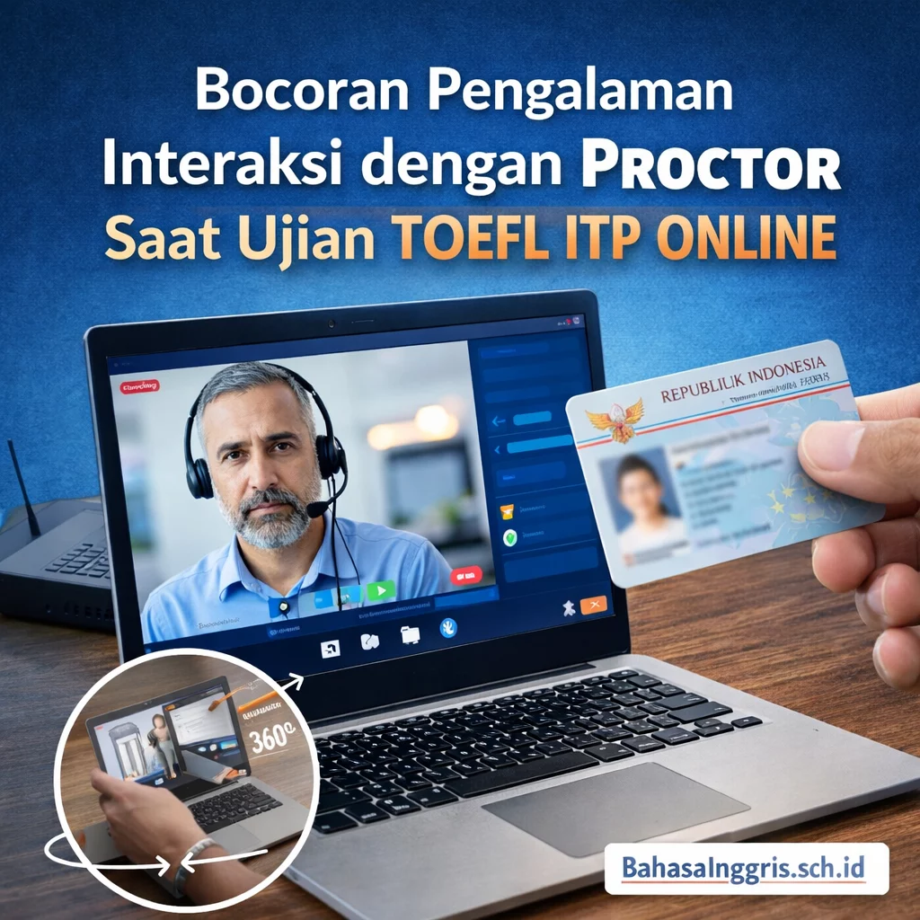 Proctor TOEFL ITP Online Ini Alur Aman via Zoom Proctor TOEFL ITP Online Ini Alur Aman via Zoom - Bahasa Inggris Center (BIC)