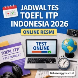 Jadwal Tes TOEFL ITP Indonesia 2026 Online Resmi - Bahasa Inggris Center (BIC)