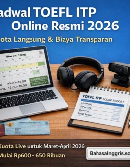 Jadwal TOEFL ITP Online Resmi 2026 & Rincian Biaya Terbaru - Bahasa Inggris Center (BIC)