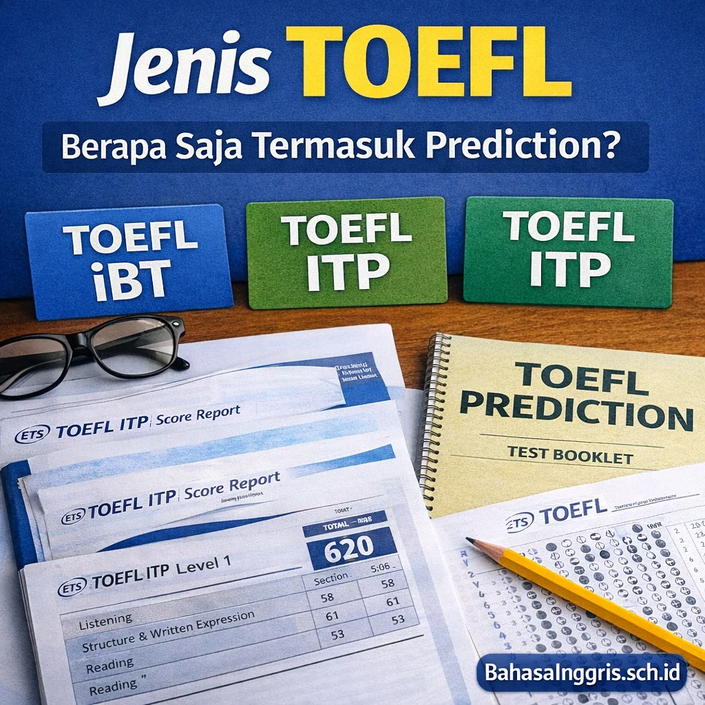 Ada berapa Jenis TOEFL? Termasuk Prediction Ada berapa Jenis TOEFL? Termasuk Prediction - Bahasa Inggris Center (BIC)