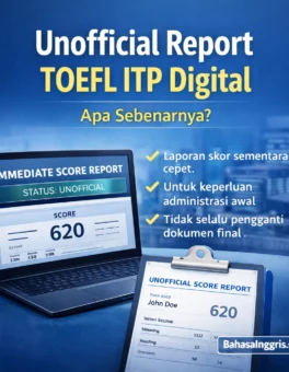 Unofficial Report TOEFL ITP Digital Itu Apa Sebenarnya? - Bahasa Inggris Center (BIC)