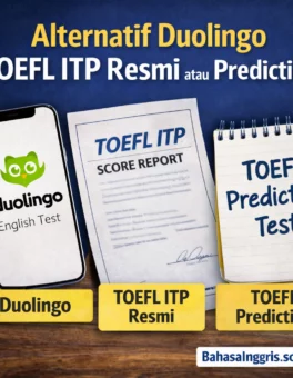 Alternatif Duolingo TOEFL ITP Resmi atau Prediction - Bahasa Inggris Center (BIC)