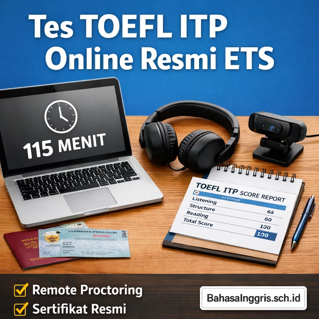 Tes TOEFL ITP Online Resmi ETS dan Cara Daftarnya Tes TOEFL ITP Online Resmi ETS dan Cara Daftarnya - Bahasa Inggris Center (BIC)