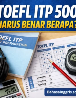 TOEFL ITP 500 Harus Benar Berapa Biar Aman? - Bahasa Inggris Center (BIC)