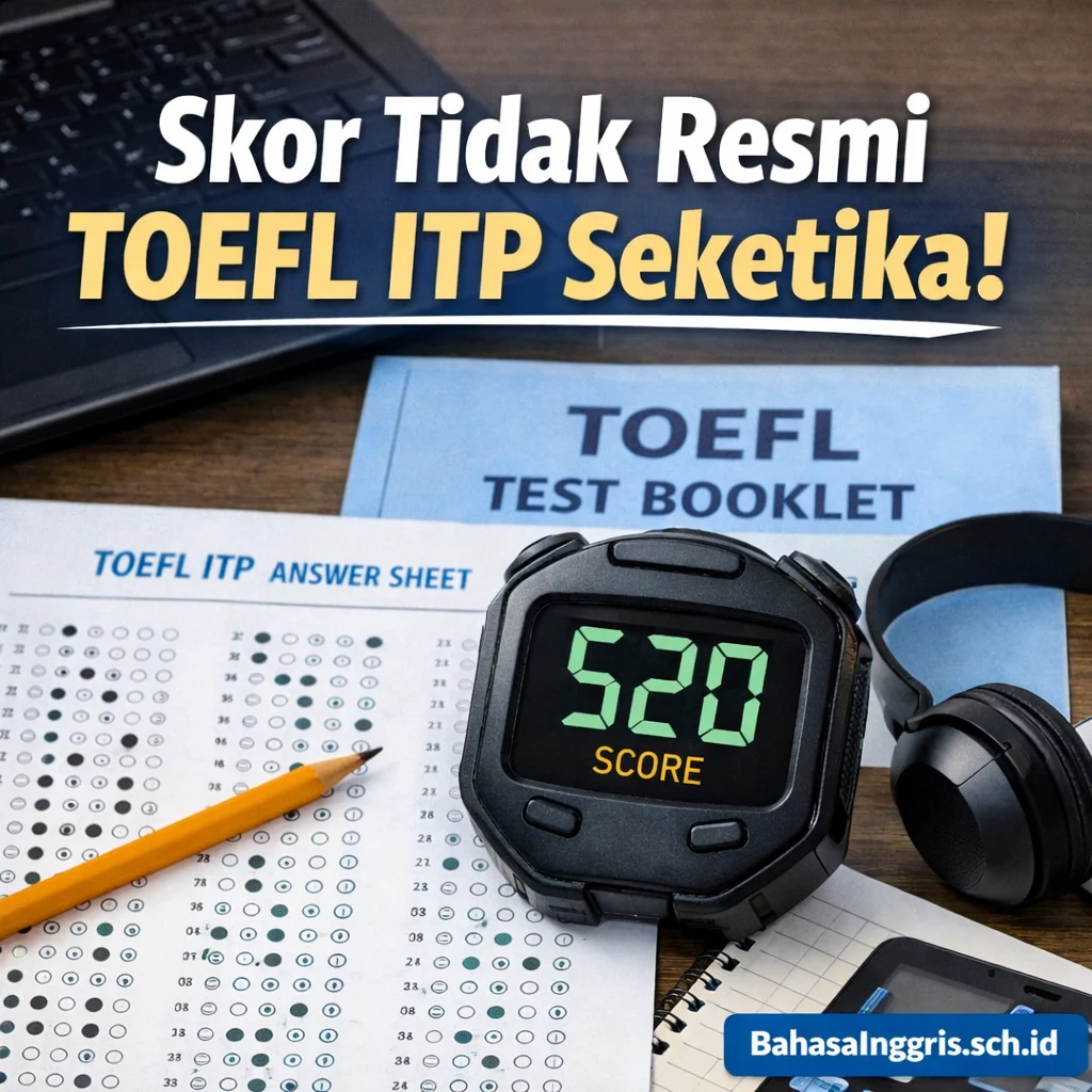 Skor dan Sertifikat Resmi TOEFL ITP Bisa Keluar Seketika Skor dan Sertifikat Resmi TOEFL ITP Bisa Keluar Seketika - Bahasa Inggris Center (BIC)