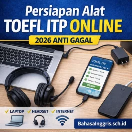 Persiapan Alat TOEFL ITP Online 2026 Anti Gagal - Bahasa Inggris Center (BIC)