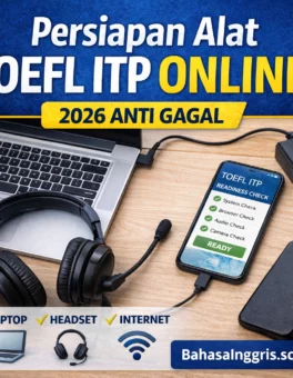 Persiapan Alat TOEFL ITP Online 2026 Anti Gagal - Bahasa Inggris Center (BIC)