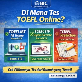 Di Mana Tes TOEFL Online? Ini Pilihan Resminya - Bahasa Inggris Center (BIC)
