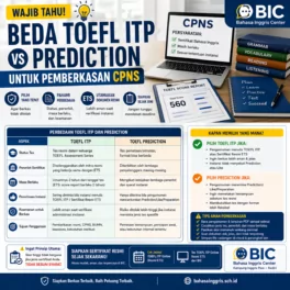 Panduan Memilih TOEFL untuk Pemberkasan CPNS - Bahasa Inggris Center (BIC)