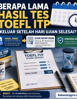 Berapa Lama Hasil TOEFL ITP Keluar Setelah Ujian - Bahasa Inggris Center (BIC)
