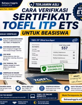 Cara Cek Sertifikat TOEFL ITP ETS untuk Beasiswa - Bahasa Inggris Center (BIC)