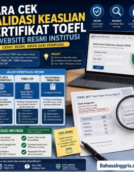 Cara Cek Keaslian Sertifikat TOEFL di Website Resmi - Bahasa Inggris Center (BIC)