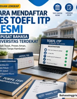 Cara Mendaftar TOEFL ITP Resmi di Pusat Bahasa Kampus - Bahasa Inggris Center (BIC)