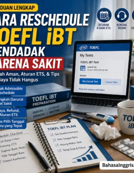 Cara Reschedule TOEFL iBT Mendadak Karena Sakit - Bahasa Inggris Center (BIC)