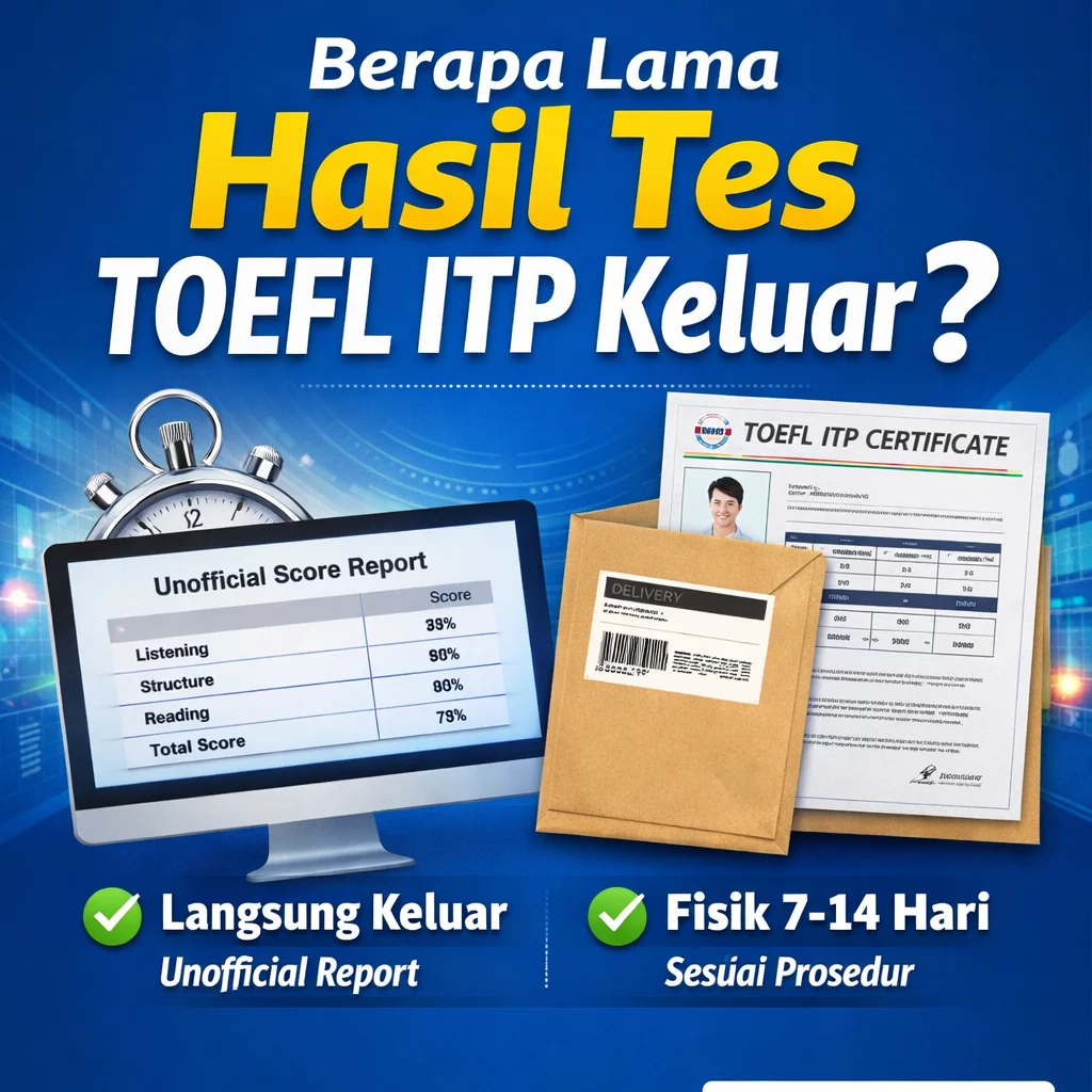 Hasil TOEFL ITP Online di BIC Langsung Keluar, Fisik Kapan? Hasil TOEFL ITP Online di BIC Langsung Keluar, Fisik Kapan? - Bahasa Inggris Center (BIC)