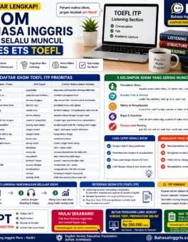 Daftar Idiom TOEFL ITP untuk Tes ETS - Bahasa Inggris Center (BIC)