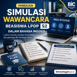 Panduan Simulasi Wawancara Beasiswa LPDP S2 - Bahasa Inggris Center (BIC)