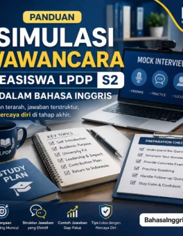 Panduan Simulasi Wawancara Beasiswa LPDP S2 - Bahasa Inggris Center (BIC)