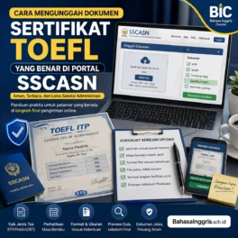 Panduan Upload Dokumen TOEFL di Portal SSCASN - Bahasa Inggris Center (BIC)